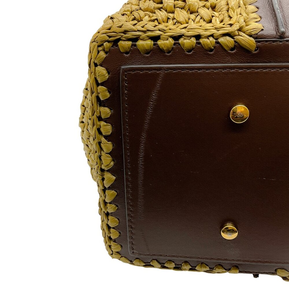 Tod's Brown Crochet Shopping Tote - Picture 5 of 9